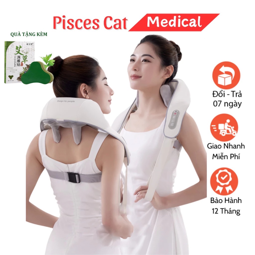 ￼Máy Massage Cổ Vai Gáy MISUMA 6D, Kỹ Thuật Massage Trị Liệu Số 8, Cải Thiện Sức Khỏe Dành Cho Văn Phòng-Người Cao Tuổi
