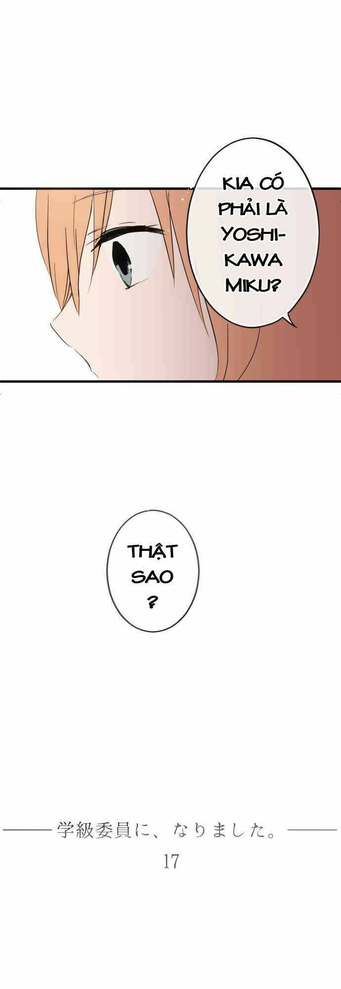 tôi trở thành đại diện của lớp chapter 17 3