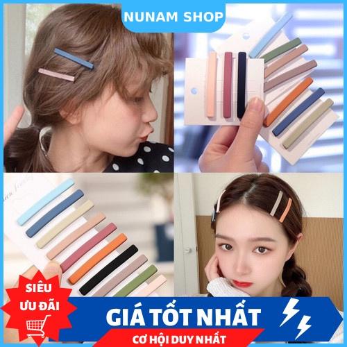 Kẹp tóc morandi đơn giản thời trang cho nữ, kẹp hàn quốc Nunam Shop