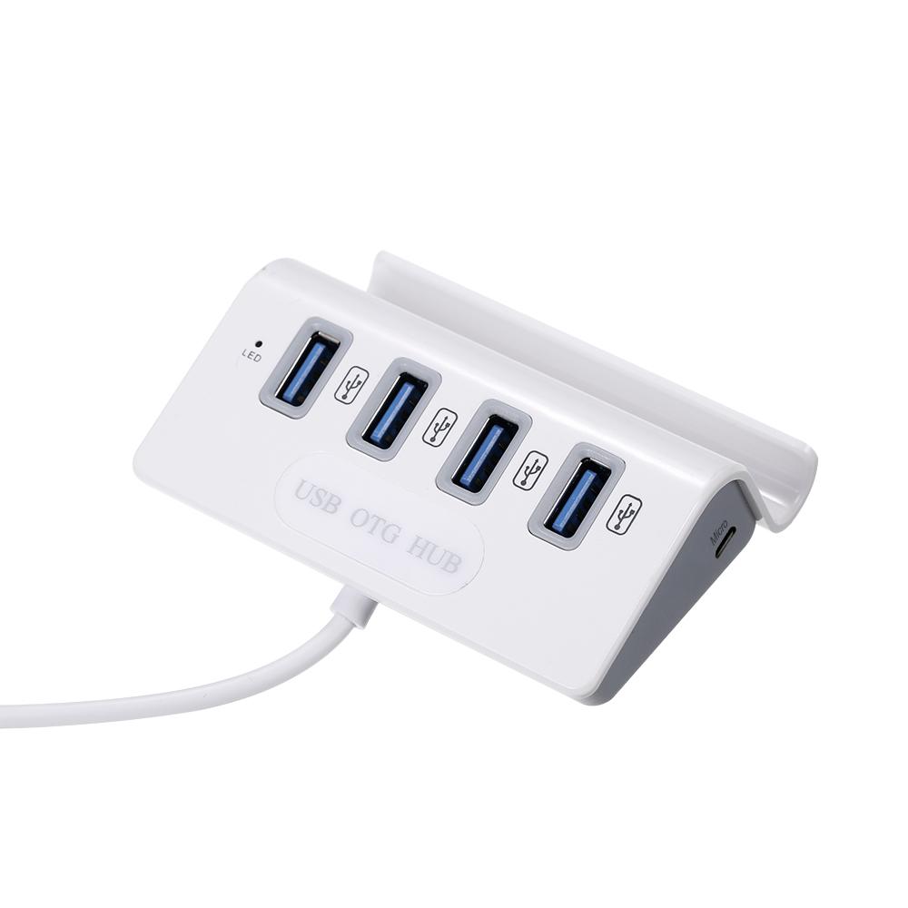 USB OTG HUB with Card Reader 4 in 1 Hub USB3.0 Multi Spliter for PC Laptop