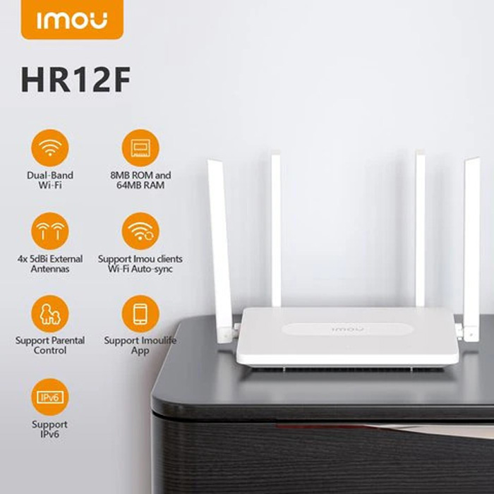 Thiết Bị Phát Sóng Wi-Fi 1200Mbps IMOU HR12F- Hàng chính hãng