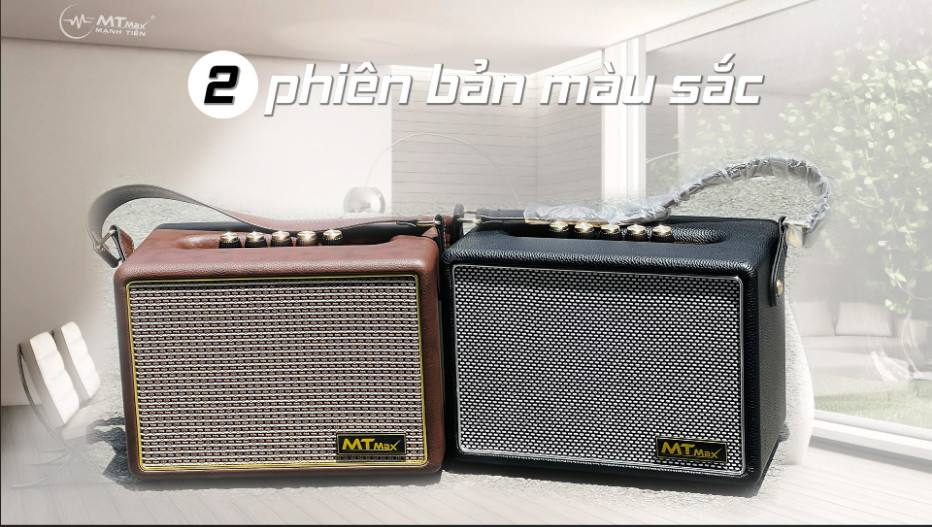 Loa Bluetooth karaoke xách tay MTMAX V7 kèm 2 mic đủ các kết nối hàng chính hãng nhỏ gọn cao cấp tiện lợi xách đi du lịch dã ngoại tiệc ngoài trời