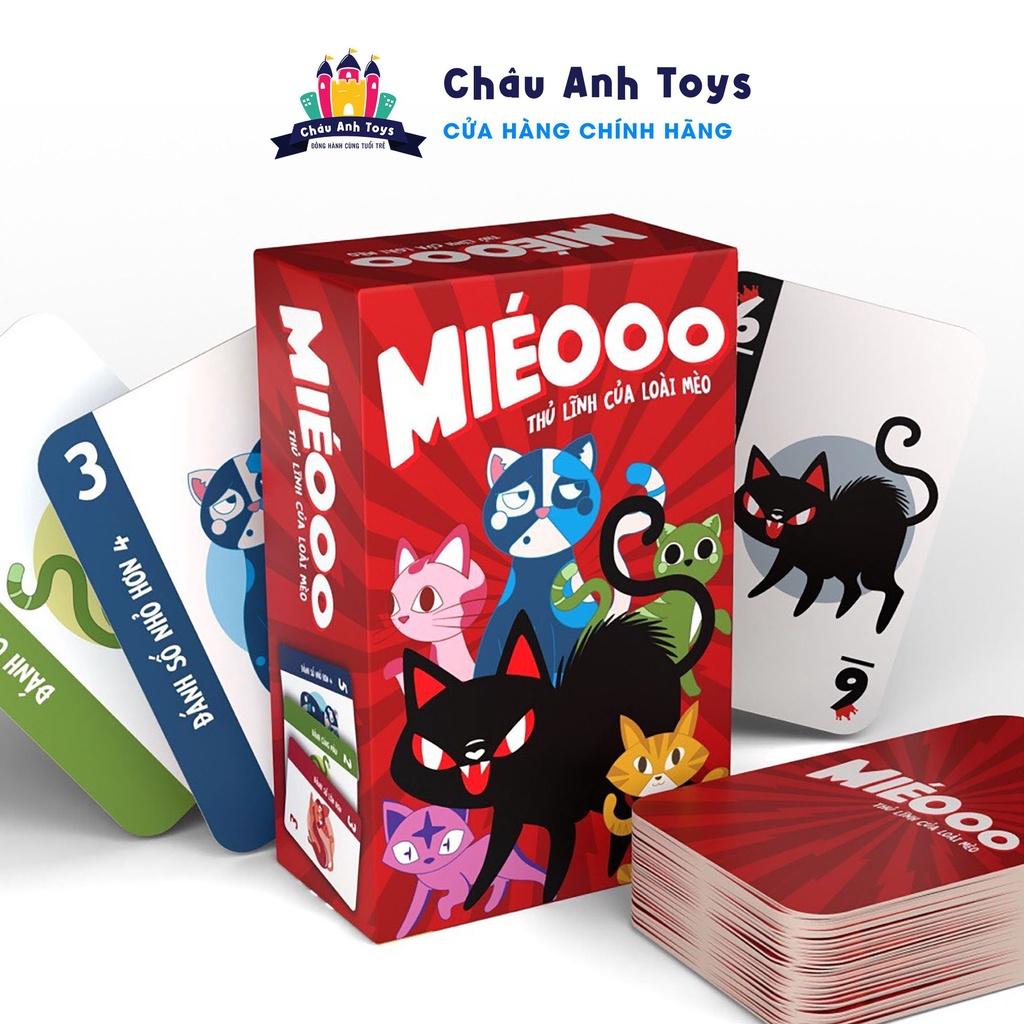 Miéooo - card game tương tác vui nhộn về những chú mèo - Board Game VN - Châu Anh Toys