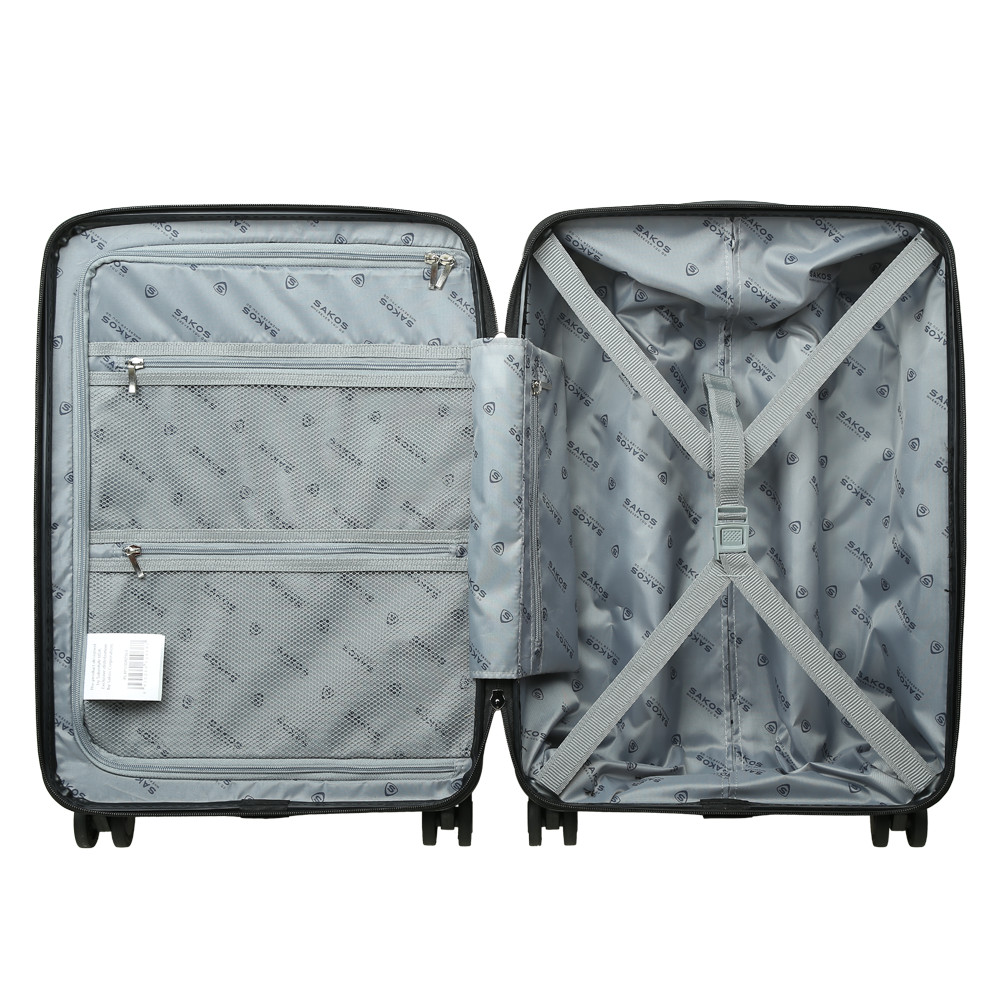 Vali nhựa du lịch SAKOS GRINZA Z22 (Size cabin 55cm/ 20inch TSA) - Hàng chính hãng