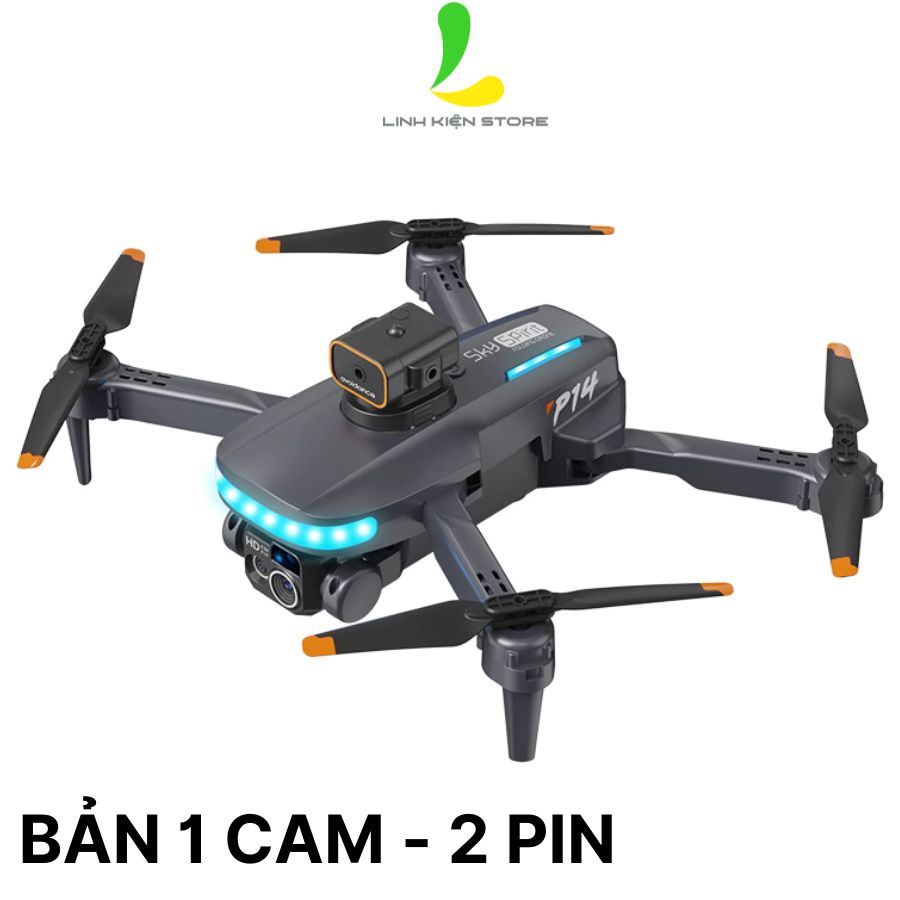 Flycam P14 - Thiết bị bay giá rẻ có camera kép HD, tích hợp nhiều tính năng thông minh và dung lượng pin khủng