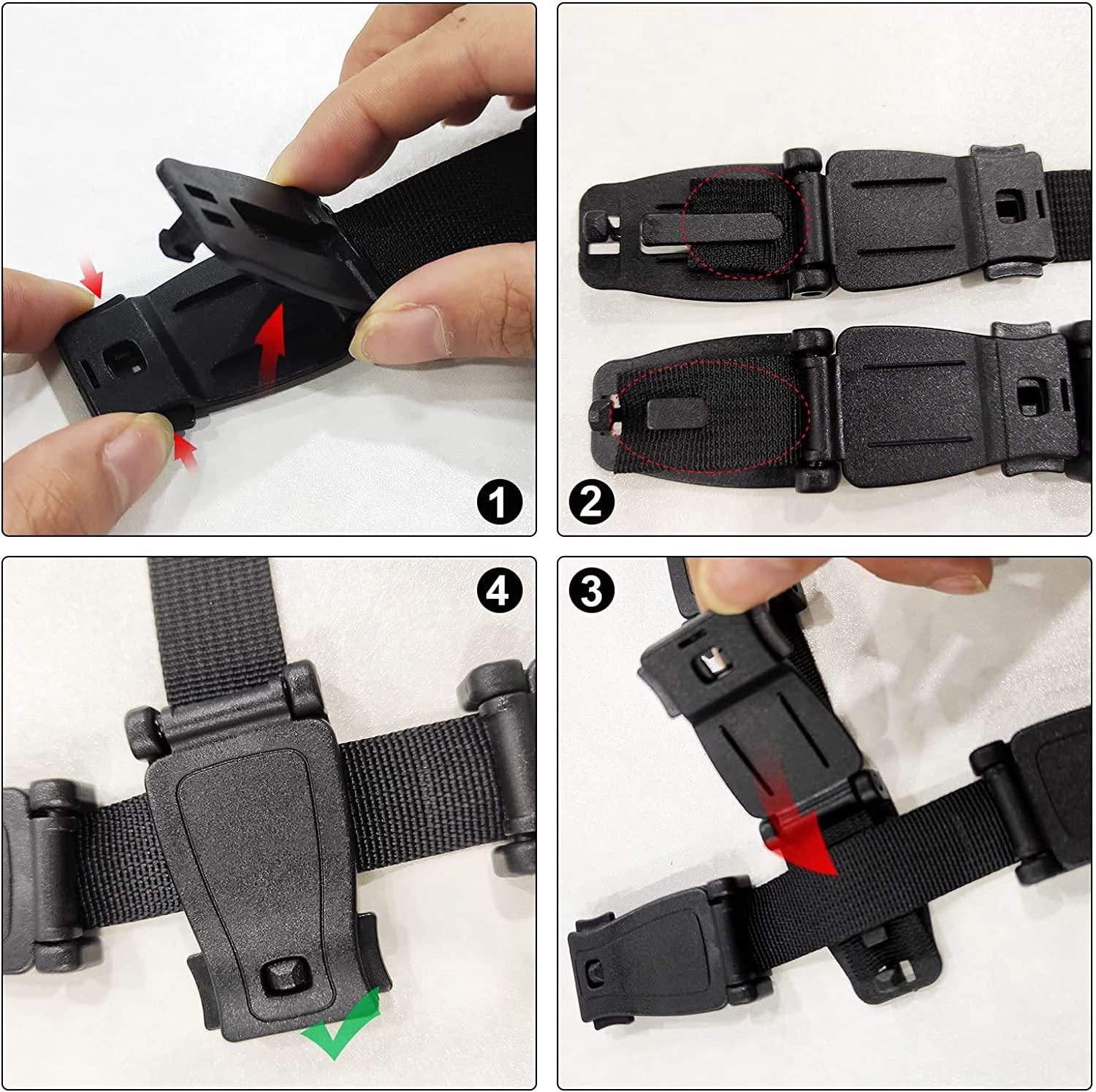 2 miếng clip an toàn cho em bé ngực, clip dây an toàn, clip vú dây đai, clip ngực bao vây tự động, cho ghế ngồi ô tô, xe đẩy, ghế cao