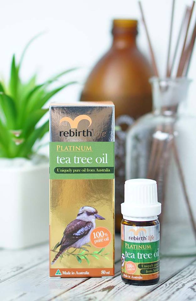 Tinh Dầu Tràm Trà Rebirth Tea Tree Oil giảm mụn, mờ thâm 10ml