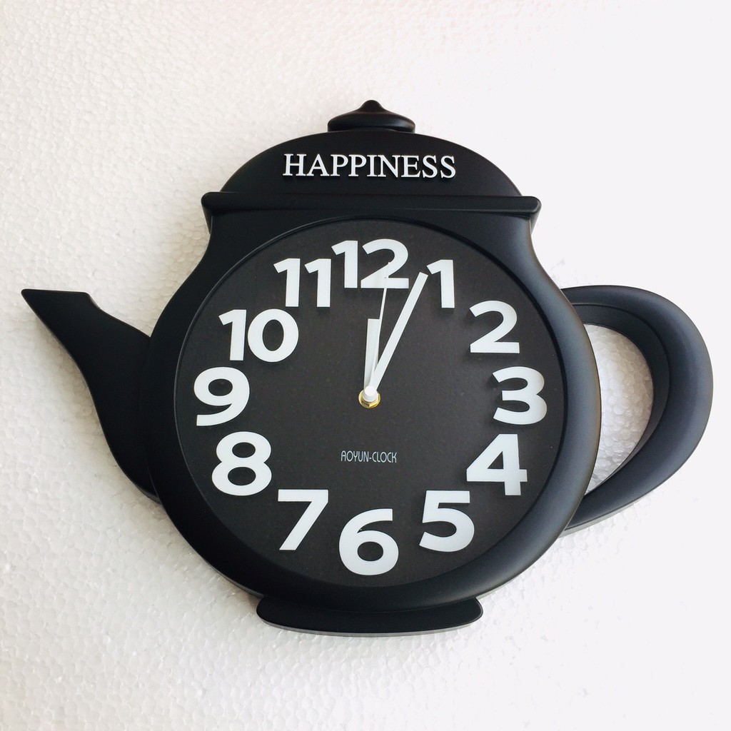 Đồng hồ treo tường hình ấm trà