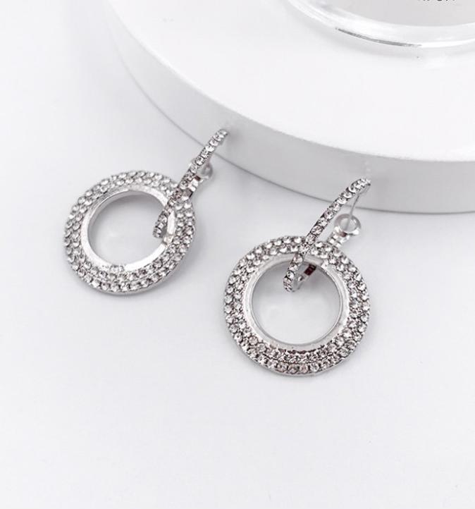 Bông tai đính đá lấp lánh siêu xinh BT189
