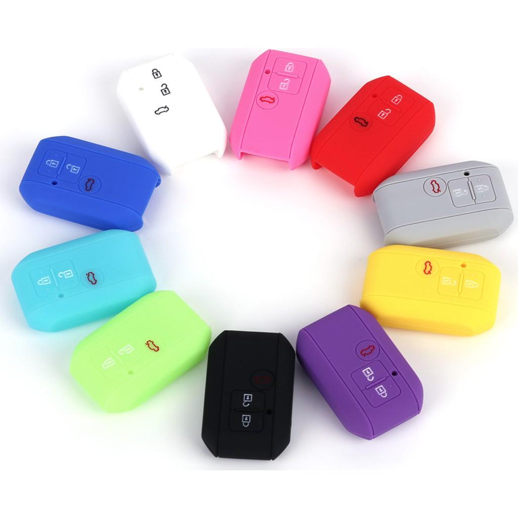Bao silicon bảo vệ chìa khoá smartkey SUZUKI Swift Vitara Ertiga 2 nút bấm