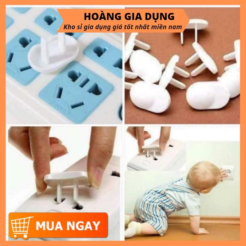 Sét 10 Nút Bịt Ổ Cắm Điện Chống Giật An Toàn Cho Bé Yêu H173