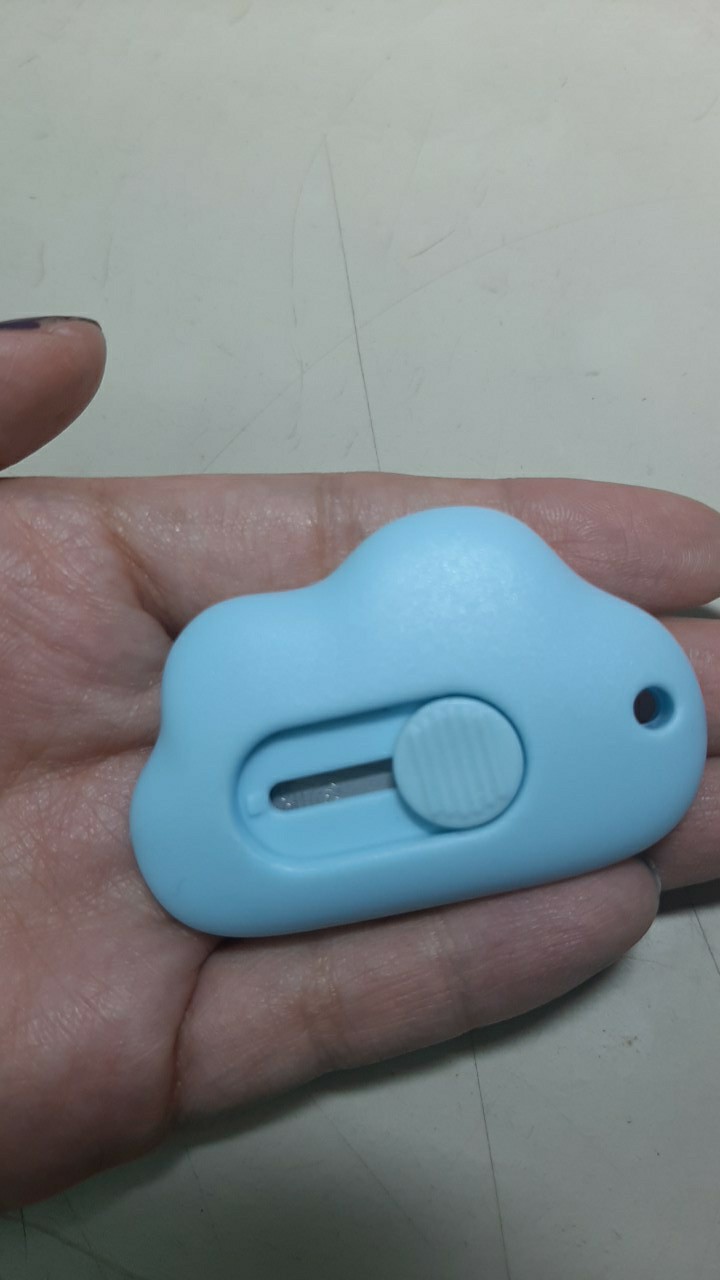 Dao Rọc Giấy Mini Hình Đám Mây Dễ Thương - 5.7x3.7cm