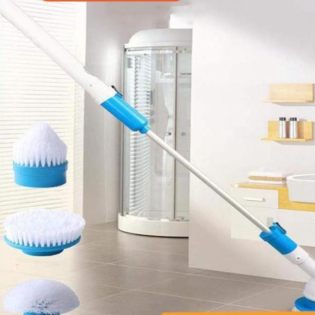 Chổi Lau Nhà Lau Chùi Thông Minh loại dùng Điện Đa Năng 360 Độ Lau Sạch Nhanh, Nhỏ Gọn, Tiện Dụng