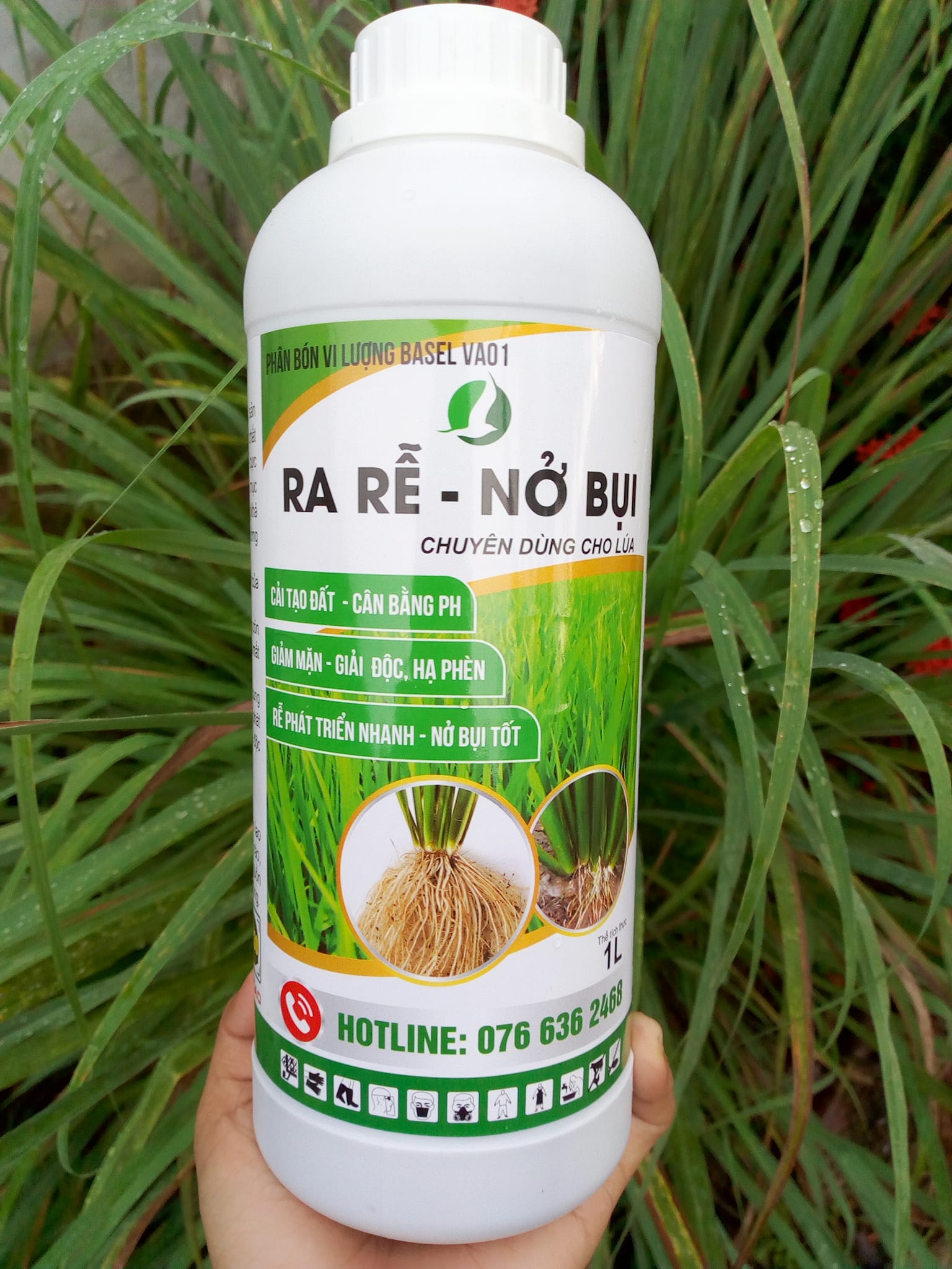 COMBO LÚA - TIẾT KIỆM PHÂN BÓN - Ra rễ nở bụi 1L và Hummax gói 1Kg
