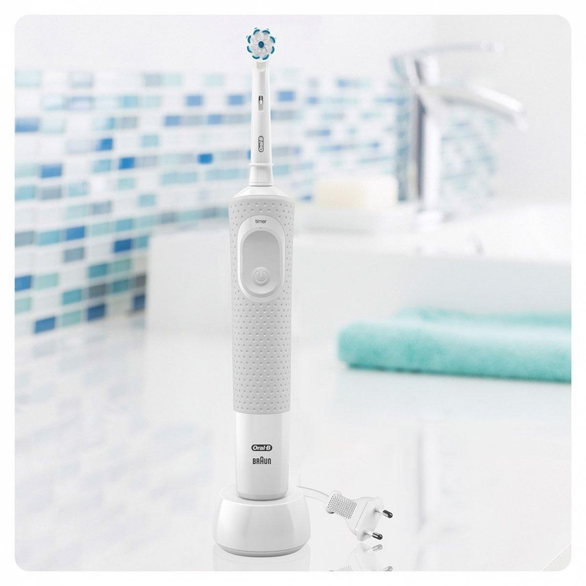 Bàn chải đánh răng điện Oral-B Vitality 100 CrossAction White D100.413.1