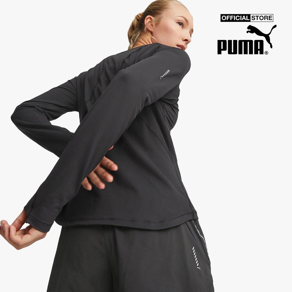 PUMA - Áo thun thể thao nữ tay dài Run CLOUDSPUN 523279