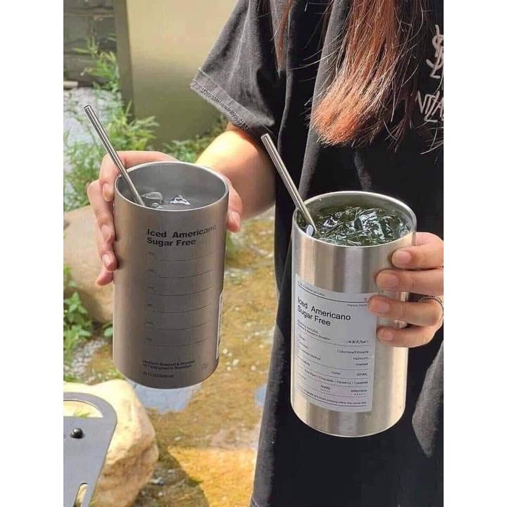 CỐC GIỮ NHIỆT 600ml PHONG CÁCH BẮC ÂU, AMERICANO