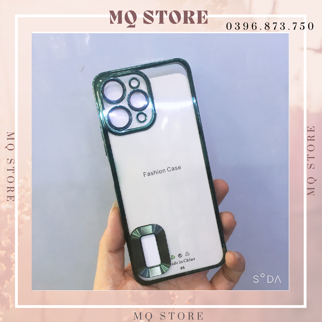 Ốp lưng cho Xiaomi Redmi 12 lưng trong viền màu cạnh vuông bảo vệ camera