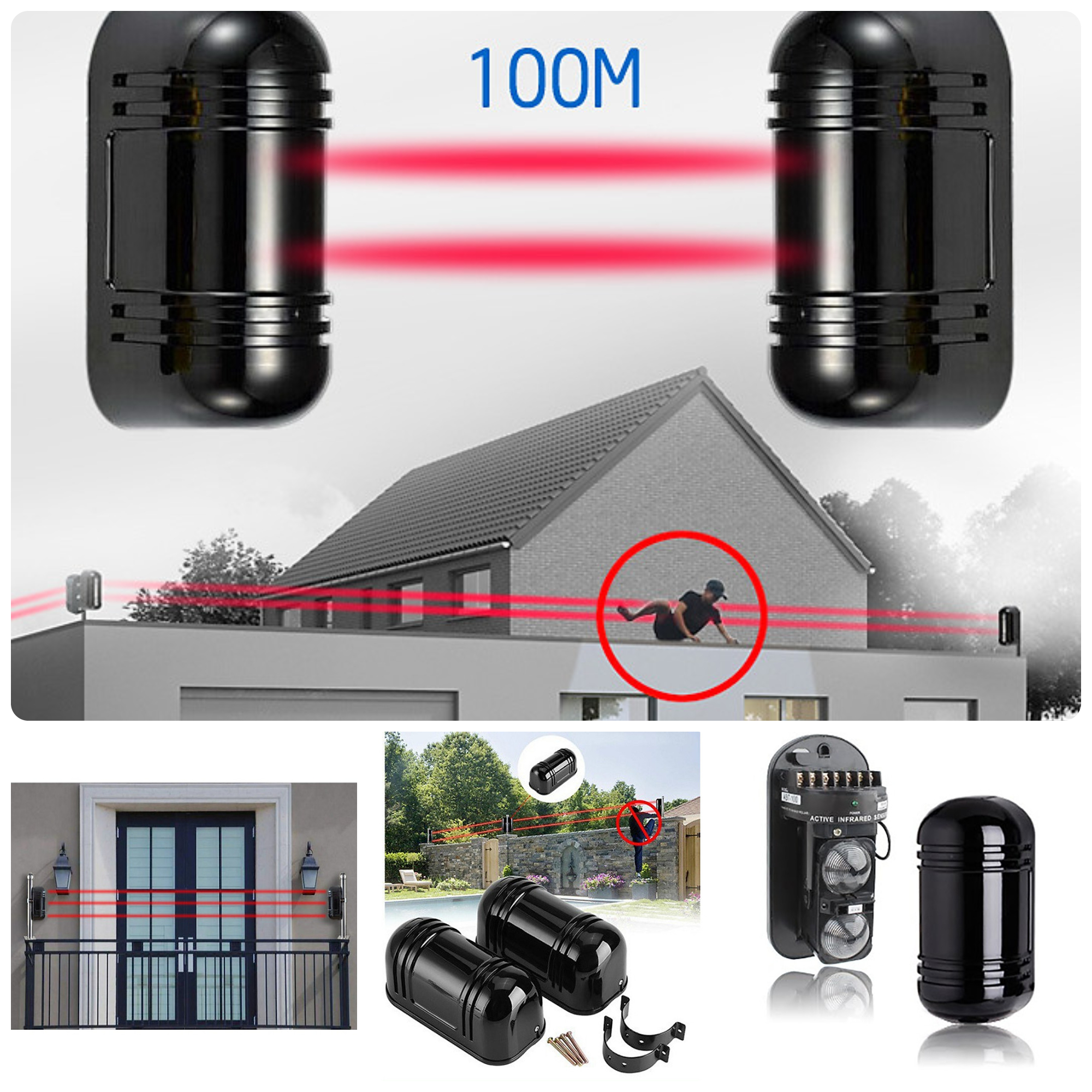 Chống trộm bằng tia hồng ngoại  cho ao nuôi cá