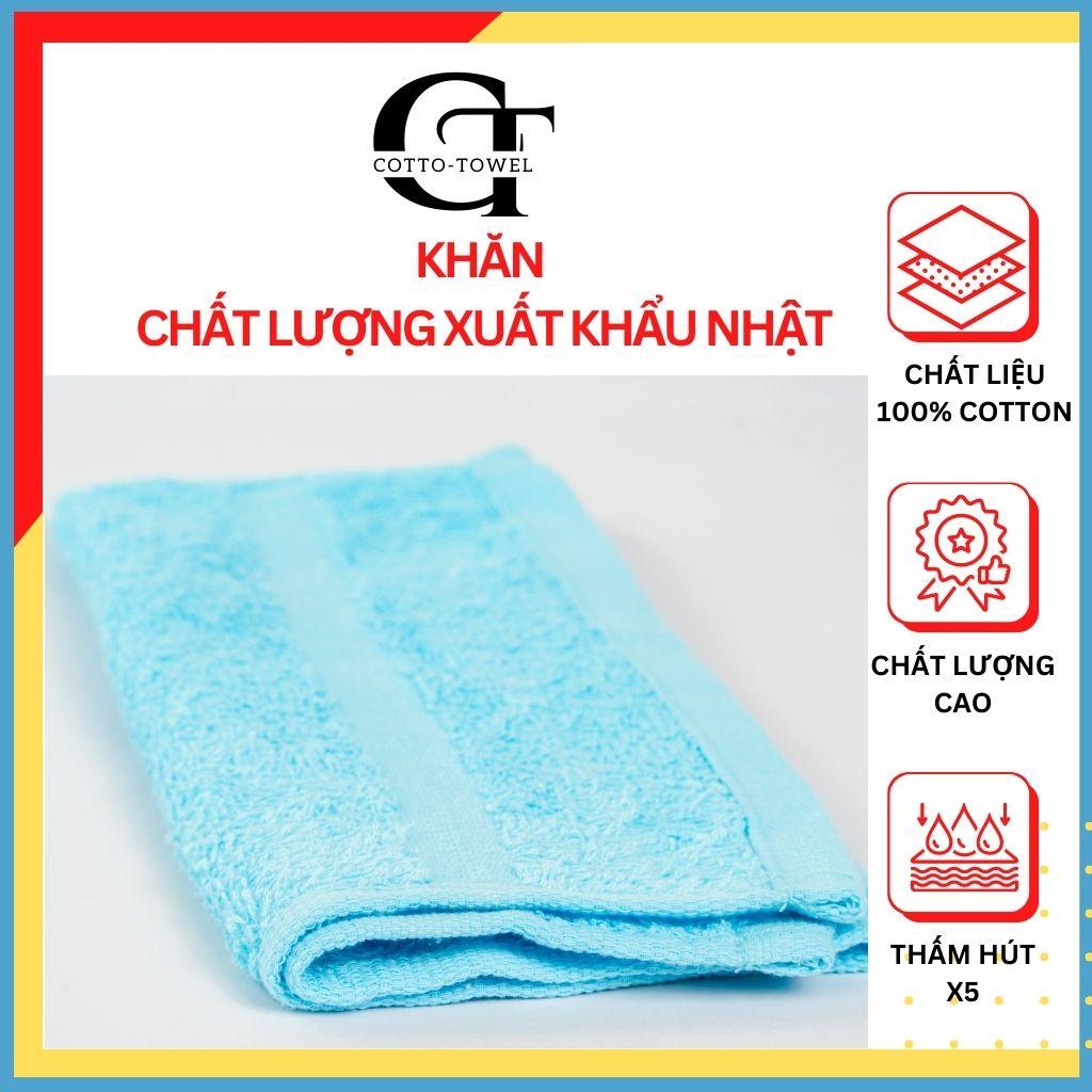 Khăn mặt Cao cấp 100% Cotton Mềm mịn, thấm hút HÀNG XUẤT NHẬT