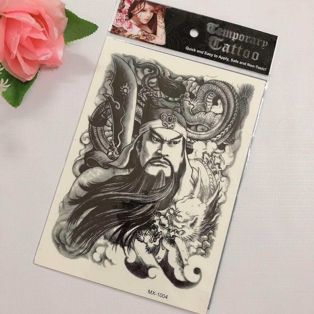Hình xăm dán bắp tay halloween 15x21cm