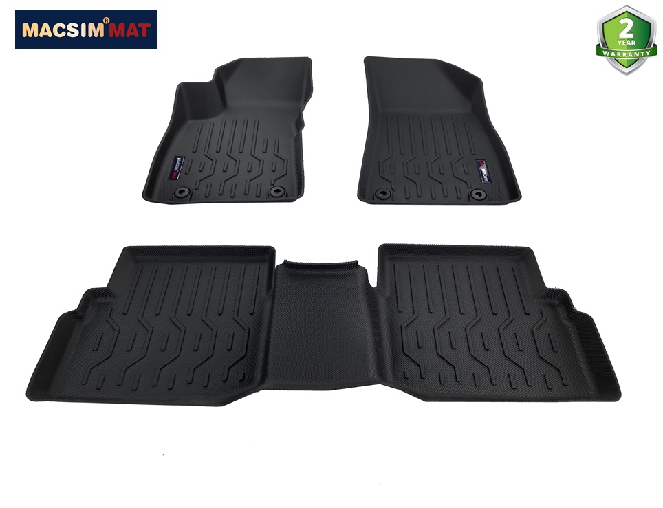 Sản phẩm Thảm lót sàn xe ô tô MG ZS 2017 - nay Nhãn hiệu Macsim chất liệu nhựa TPV cao cấp màu đen