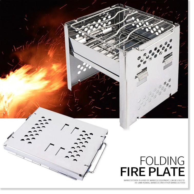 Bếp nướng gấp xếp dã ngoại BBQ 2 người