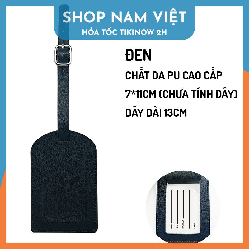 Thẻ Hành Lý Chống Thất Lạc Da PU Cao Cấp - Sự Bảo Vệ Tối Ưu và Phong Cách Tinh Tế