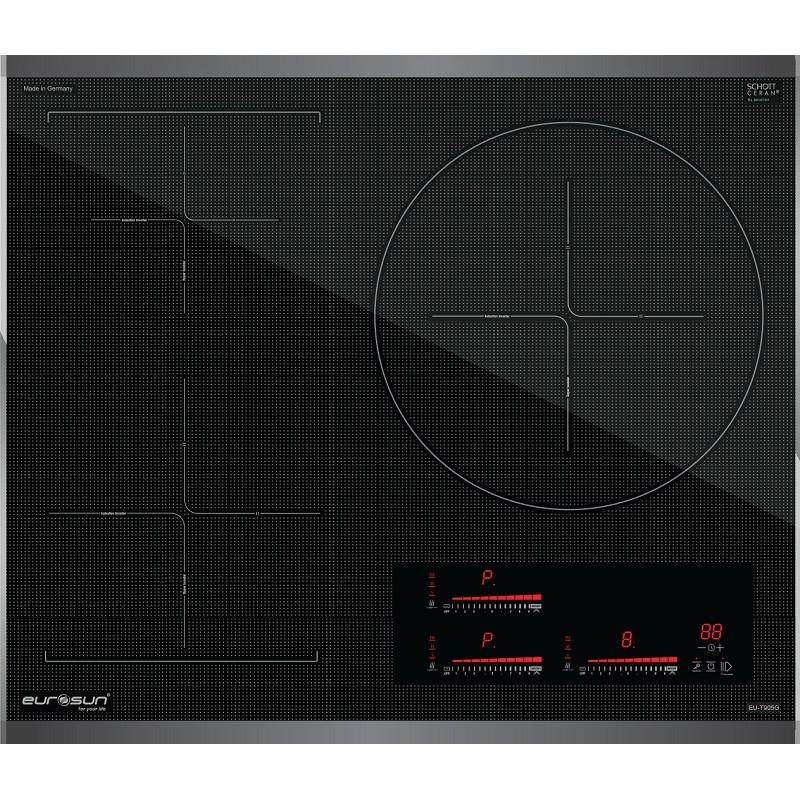 Bếp Từ EUROSUN EU-T905G - 3 Vùng nấu cảm ứng, Hàng chính hãng