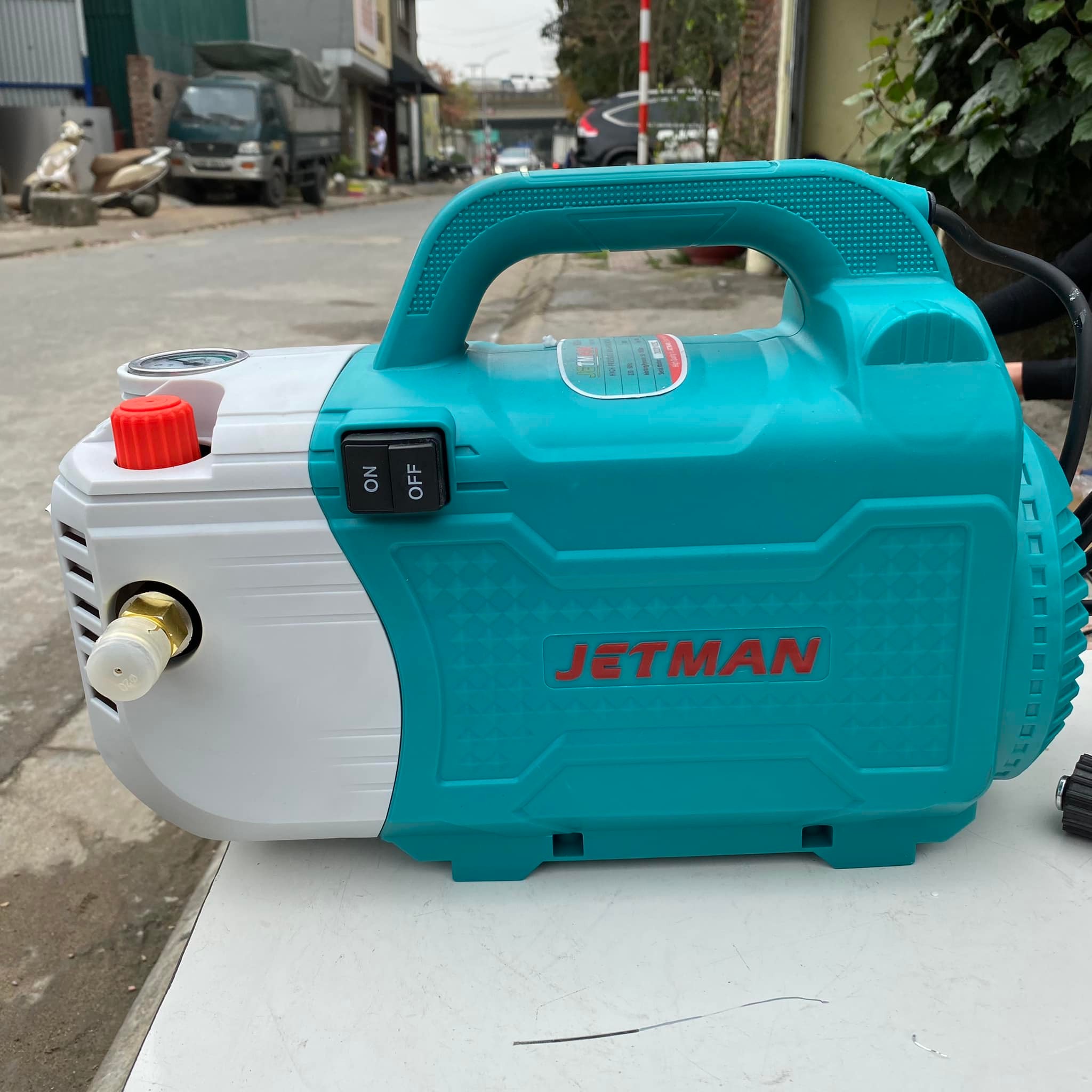 Máy rửa xe áp lực cao JETMAN MRX 999 - Công suất 3000W NẶNG 12KG - ITALY Technology