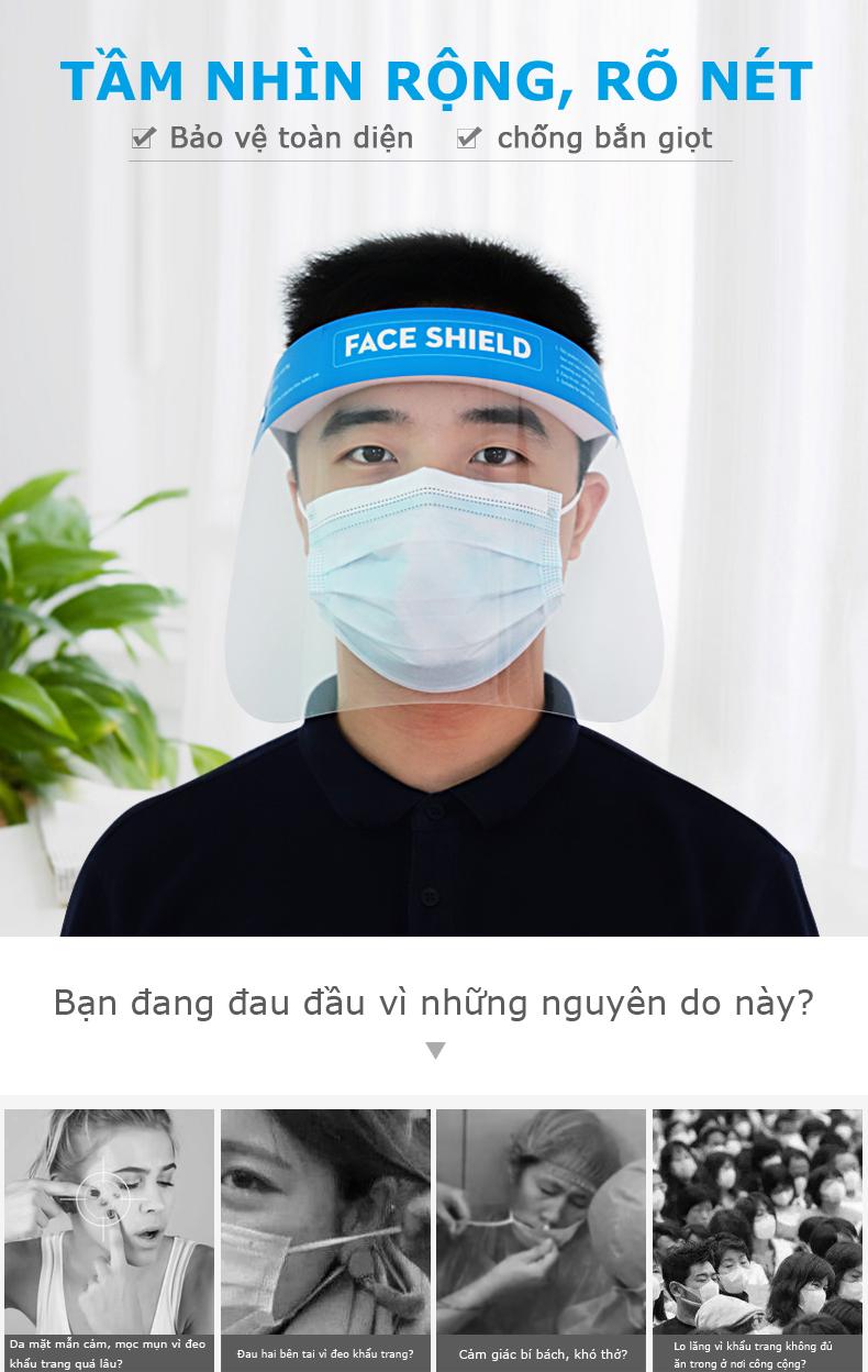 MẶT NẠ CHỐNG GIỌT BẮN - FACE SHIELD