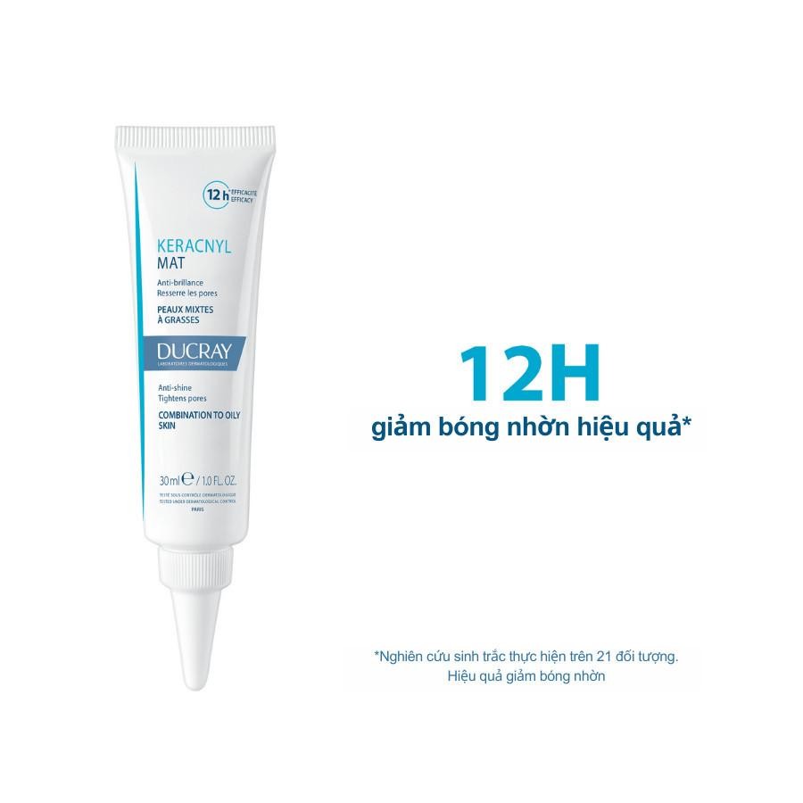Kem dưỡng da giảm bóng nhờn, se khít lỗ chân lông Ducray Keracnyl Mat 30ml