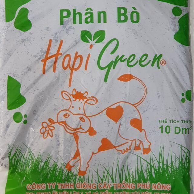 Phân bò khô Hapi Green Phú Nông 10dm3-gói 2kg
