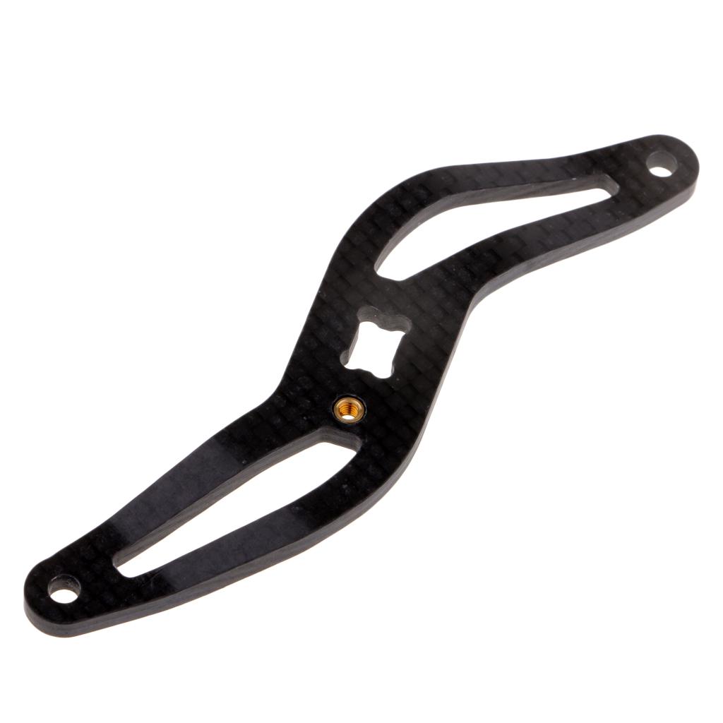 Lightweight Carbon Fiber S Shape Fishing Reel Handle Replacement for Baitcasting Reels