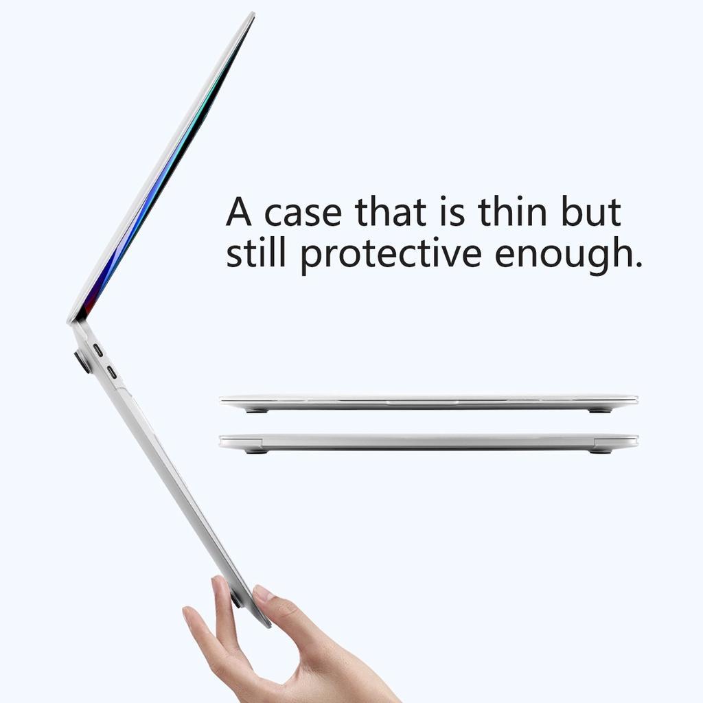 Ultra Ốp Máy Tính Bảng Cứng Siêu Mỏng Cho 2022 Macbook Pro Air M2 M1 A2681 A2338 A2337 A2179 Pro13 Retina Touch Bar A1706 A1708 A2251 A2159