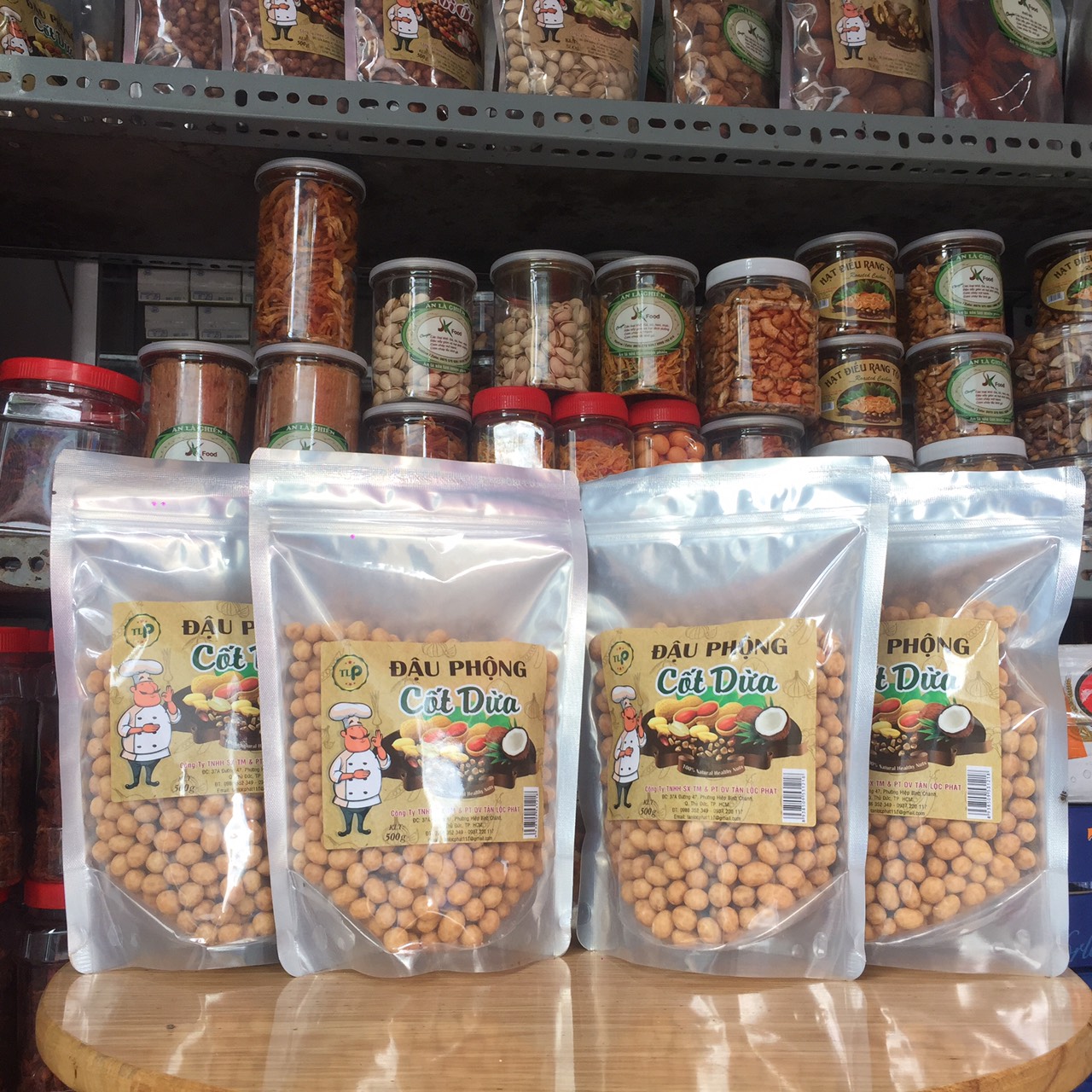 2 KG ĐẬU PHỘNG CỐT DỪA DA CÁ LOẠI 1