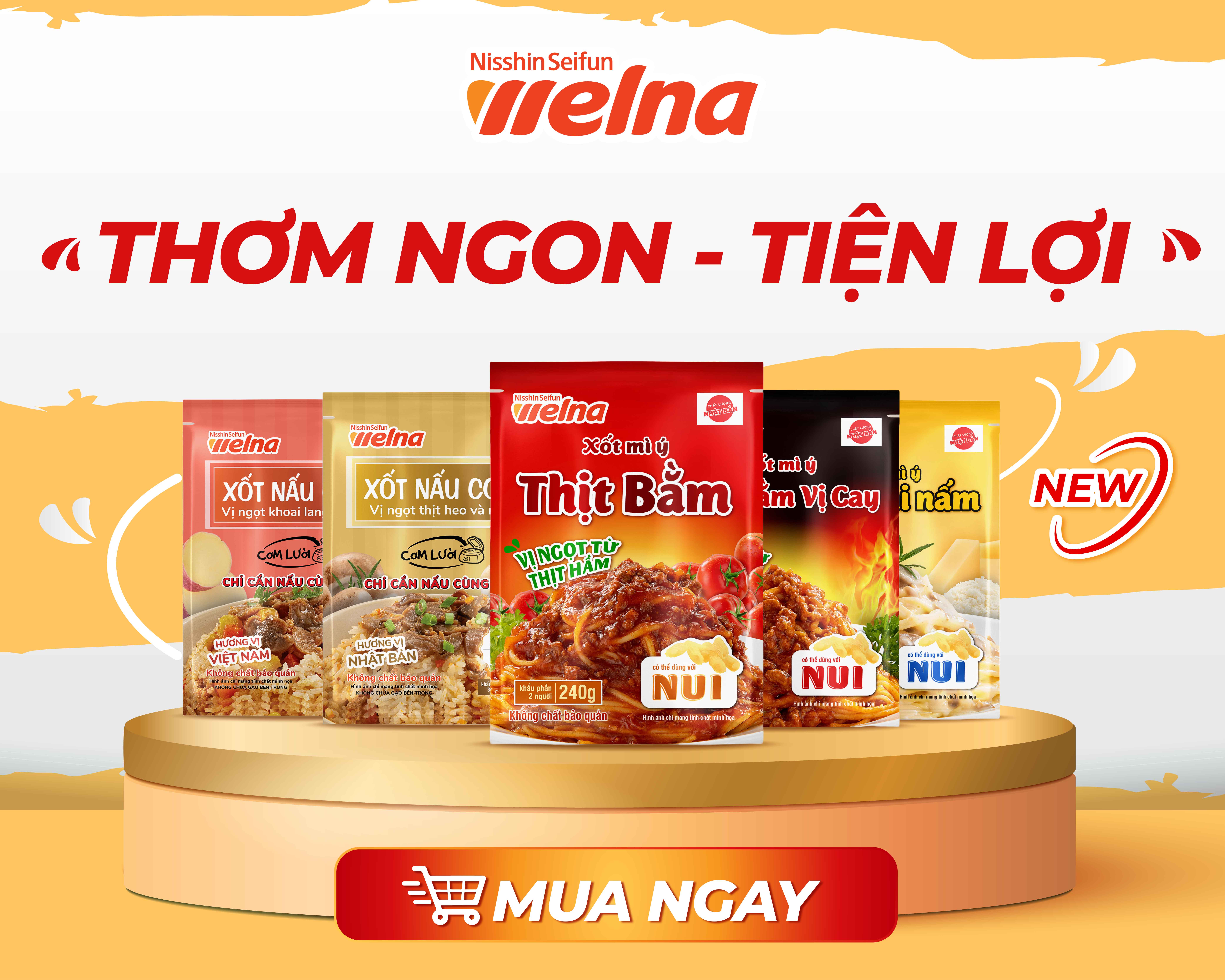 Xốt Nấu Cơm Nisshin Hương Vị Ngọt Khoai Lang Và Bắp -  Nisshin Seifun Welna Shop