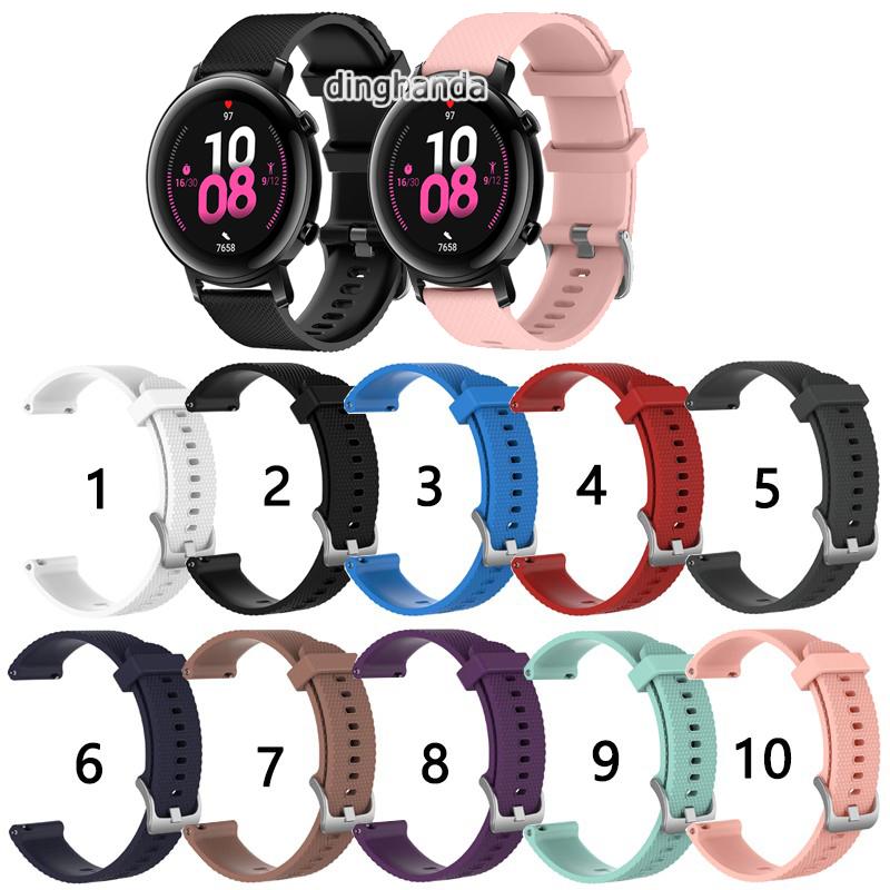 Dây Đeo Silicon Mềm Thay Thế Cho Đồng Hồ Thông Minh Huawei Gt2 42mm