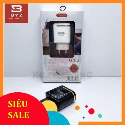 Củ Sạc cho Ipad BYZ-DAY003 12W 2 Cổng Sạc 2USB + 2.4A + Sạc nhanh QC3.0 có LCD - Hàng Chính Hãng