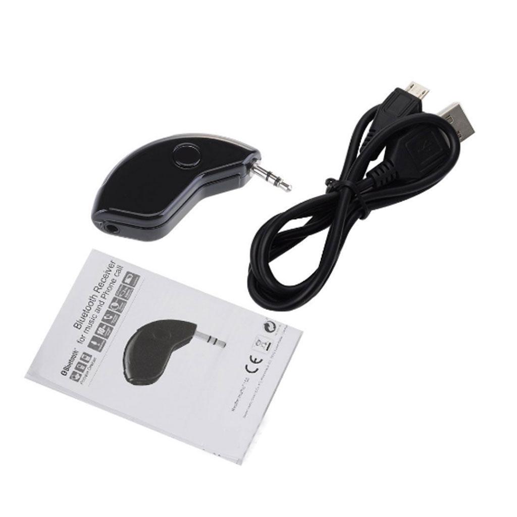 Bluetooth Receiver Car Hands Free Kit Wireless Music Streaming 3.5mm AUX