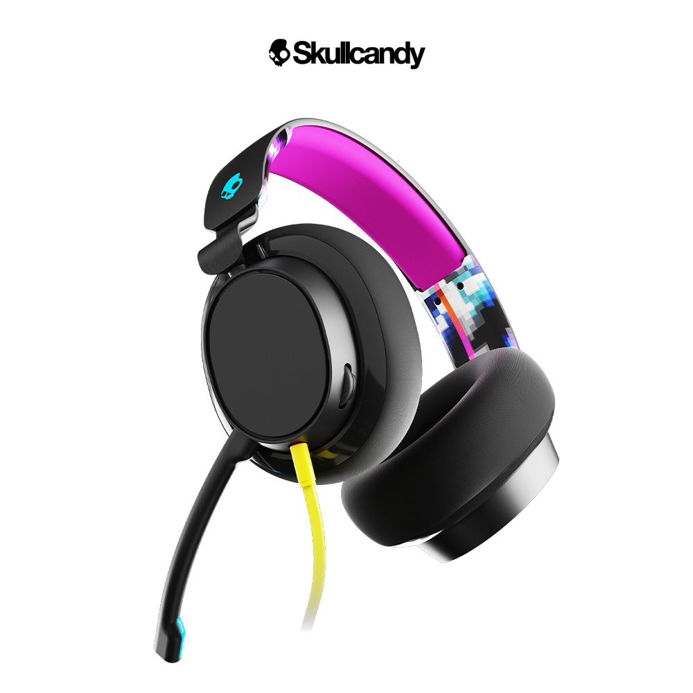 Tai Nghe Có Dây Gaming Skullcandy SLYR - Màu Đen - Kết nối đa thiết bị - Chất âm Supreme - Mic chất lượng cao - Hàng chính hãng