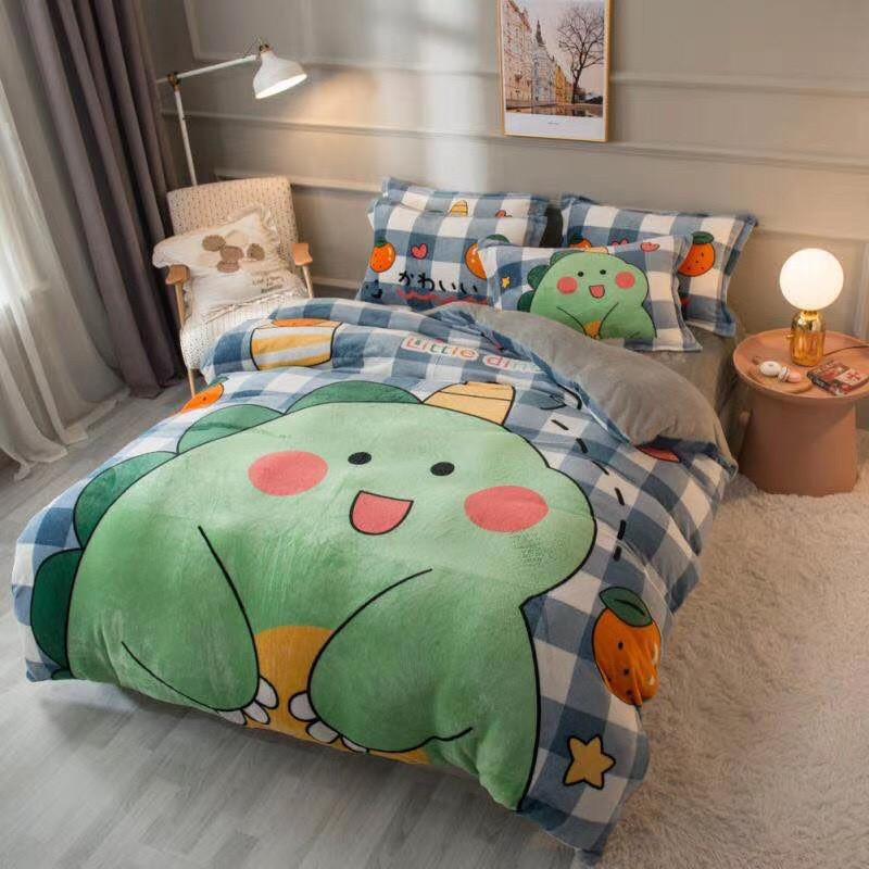 Sét Nỉ Nhung 5D 4 Món Mẫu Siêu Cute -PP