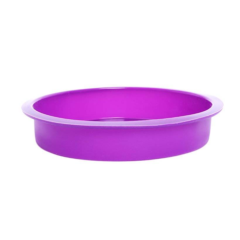 Khuôn Bánh Silicone La Fonte Hình Tròn Màu Tím - YY20855