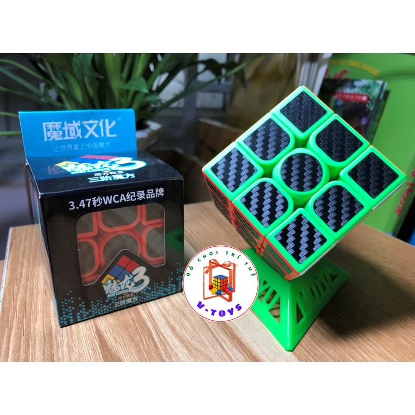 Rubik Carbon  3x3 Rubik 3 Tầng