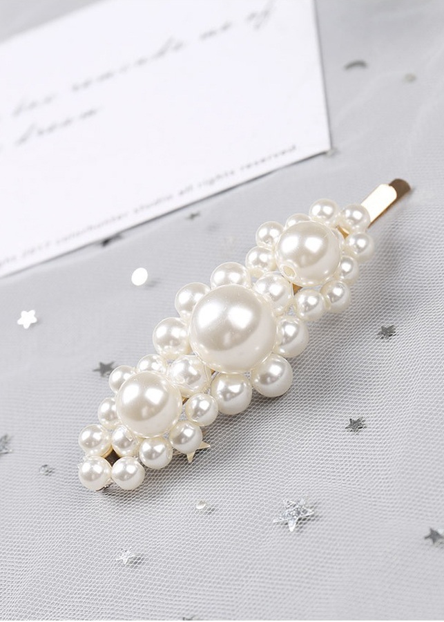 Set 3 kẹp tóc ngọc trai Hàn Quốc