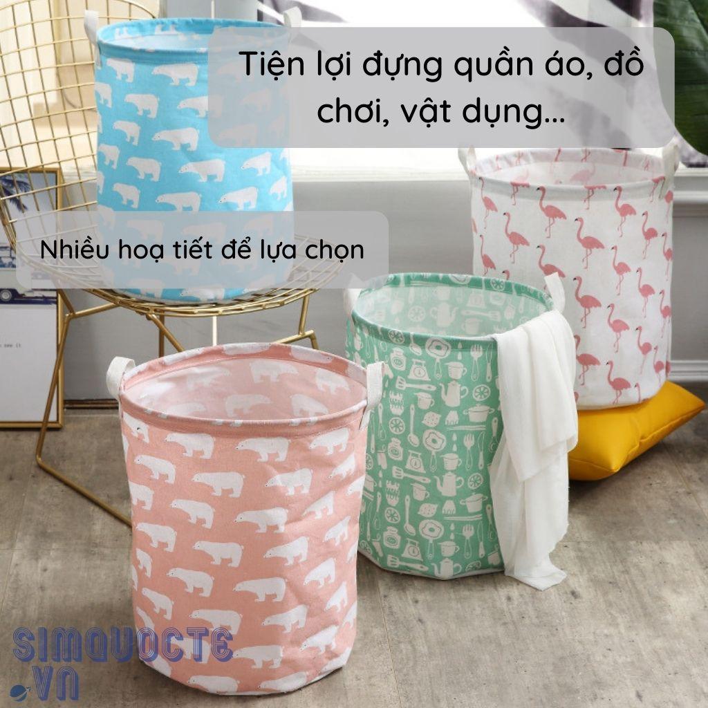 Giỏ vải đựng đồ đa năng chống thấm nước