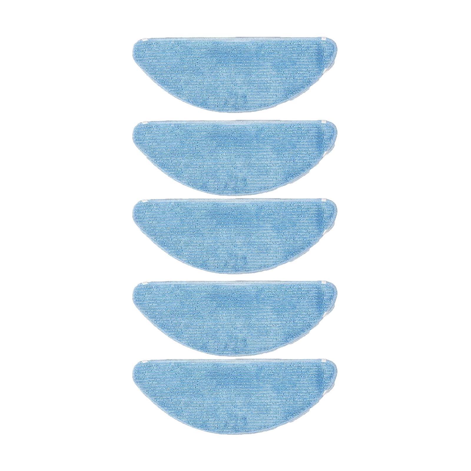 5x Washable Mop Pads Cleaning Pad Reusable for Robotic Vacuum Cleaner Part