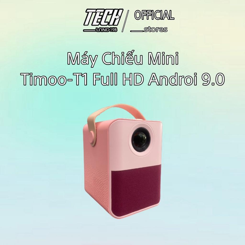 Máy Chiếu Phim TIMOO-T1 Full HD Android 9.0 Độ Sáng Lên Tới 3000Lumens - Máy Chiếu Dành Cho Sinh Viên Học Sinh