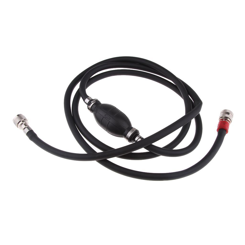 Outboard Boat Hose Line Assembly w/ Bulb for