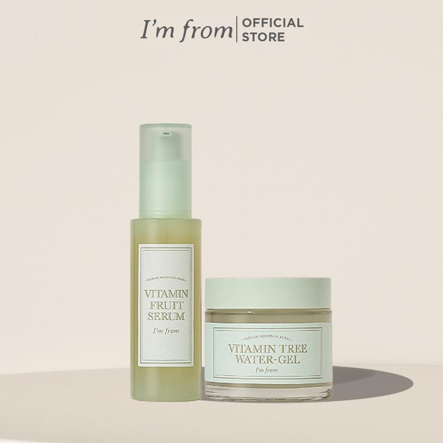 Combo I'm From Kem dưỡng Vitamin Tree Water-gel 75g + I'm From Tinh chất Vitamin Fruit Serum 30ml